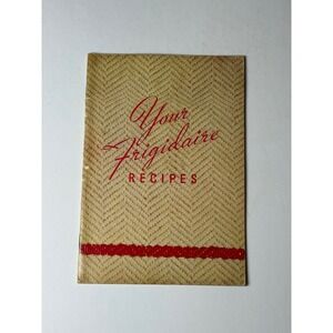 Vintage Frigidaire Recipes Booklet General Motors Retro Mid-Century Kitchen GM